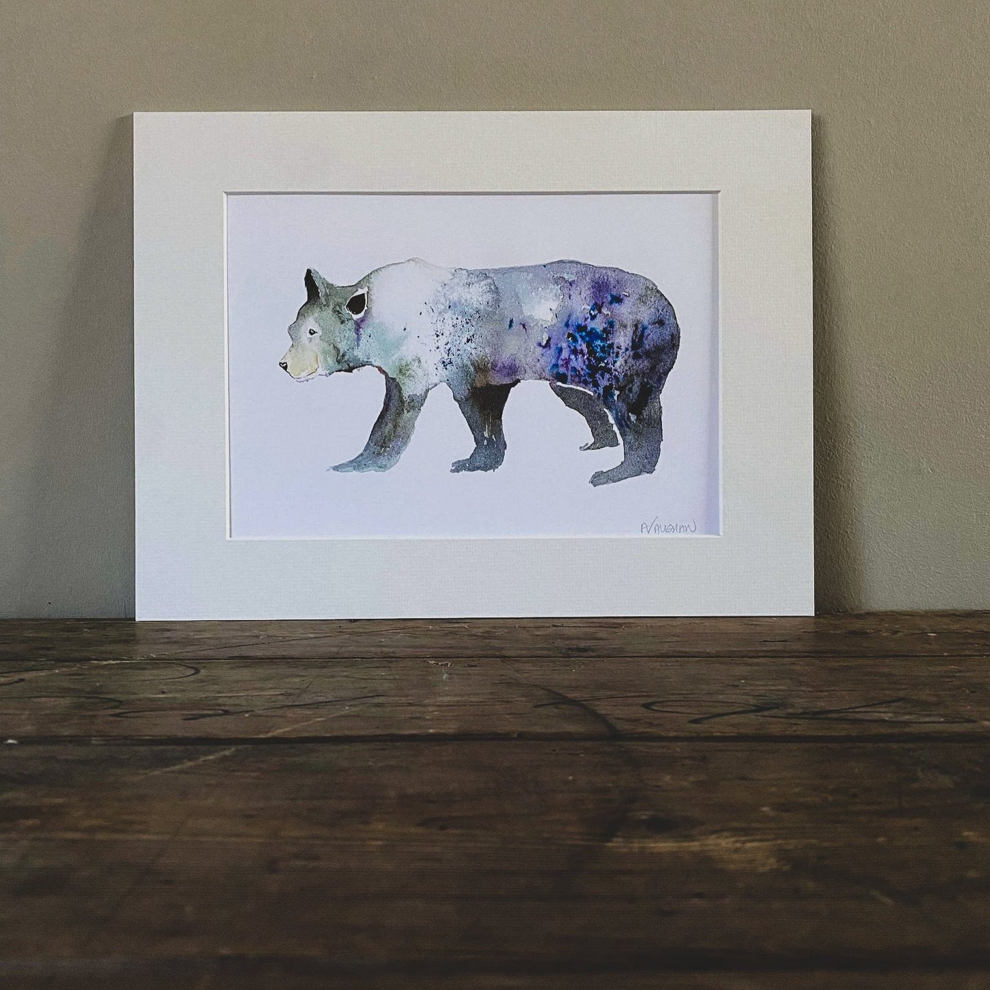 Hand illustrated Polar bear