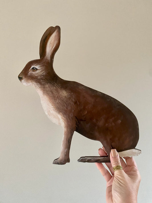 Hand painted Hare