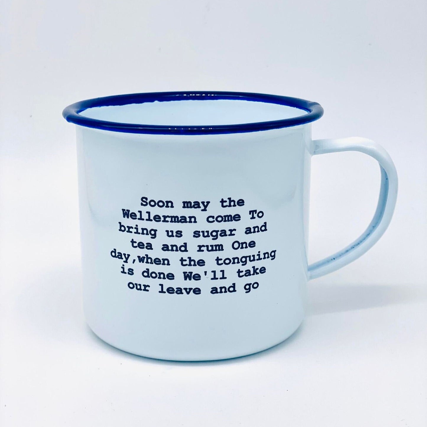 Wellerman Sea shanty enamel mug