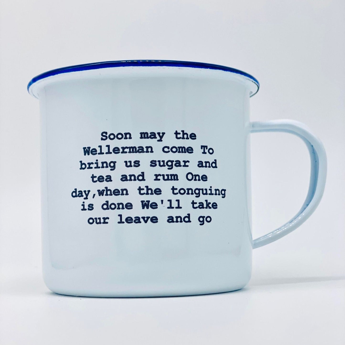 Wellerman Sea shanty enamel mug