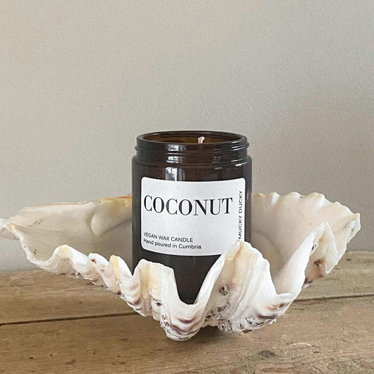 Coconut scented candle